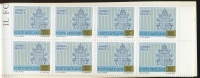 1981 II. János Pál pápa világ körüli útja bélyegfüzet Mi MH 0-1 (792-802)