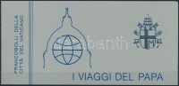 1984 II. János Pál pápa utazásai a világban bélyegfüzet MH 2 (Mi 853, 856-858)