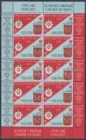 2008 Posta-egyezmény Máltával kisív Mi 1622 Zf