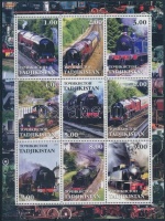 Tadzsikisztán 2001 Mozdonyok kisív
