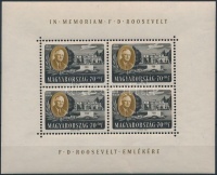 1947 Roosevelt 70f kisív