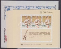1985 Europa CEPT teljes évfolyam 2 stecklapon