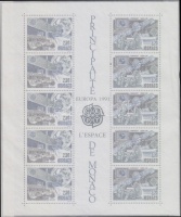 1991 Europa CEPT teljes évfolyam 3 stecklapon