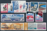1988 Europa CEPT motívum 83 klf bélyeg + 4 klf blokk 6 stecklapon