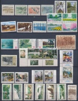 Európai országok 1960-2008 Nemzeti parkok, tájak motívum összeállítás teljes sorkkal A/4-es berakólapon (Mi EUR 50.-)