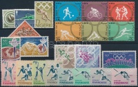 1964-1971 Olimpia motívum 4 klf sor + 1 hatostömb + 1 önálló érték