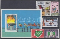 Olimpia motívum kis tétel 1968-1988 2 klf nigériai sor + 1 lesotho-i blokk