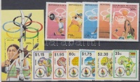 Sport, olimpia motívum kis tétel Guinea, Zimbabwe 1995 2 klf sor + 1 blokk