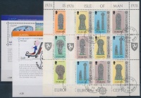 Europa Cept 1978-2006 3 klf blokk + 2 klf kisívsor