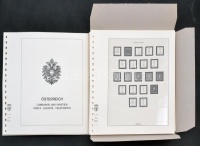 Osztrák területek, Bosznia, Kuk Feldpost Lindner falcmentes előnyomott albumlapok mappában
