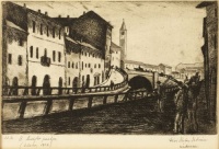 Dési Huber István (1895 - 1944)  A Naviglio partja, 1927