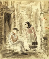 Forrai Zoltán (1901 - 1996) Reggeli tere-fere