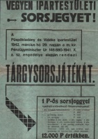 Vegyen ipartestületi sorsjegyet! Plakát.