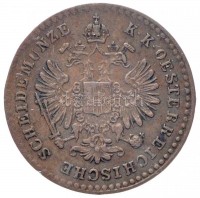 Ausztria / velencei verdejel 1860V 5/10kr tanúsítványal T:2 / 
Austria / Venetian mint mark 1860V 5/10 Kreuzer with certifcate C:XF
Adamo KM#2182