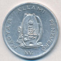Iván István (1905-1968) 1949. 'Magyar Állami Pénzverő / Budapesti Nemzetközi Őszi Vásár' Al emlékérem (32mm) + 1983. '1883-1983 Budapest / 100 év a termékminőség szolgálatában' fém emlékérem, plombált ÁPV tokban (42,5mm) T:2