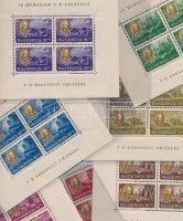 1947 Roosevelt egyenes állású kisívsor (80.000)