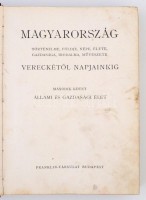 Magyarország történelme, földje, népe, élete, gazdasága, irodalma, művészete Vereckétől napjainkig. Előszót írta: Nagybányai Vitéz Horthy Miklós. II. kötet. Állami és gazdasági élet. Bp., 1929, Franklin. 482 p. Kiadói,