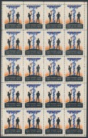 1934 Szegedi Szabadtéri Játékok: Madách  - Ember tragédiája 20 db levélzáró teljes ívben