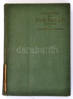 1909 Farbenfabriken vorm. Friedr. Bayer & Co. Elberfeld, Gyógyszerészeti termékek részletes katalógusa magyar nyelven 367 p. Kissé sérült egészvászon kötésben