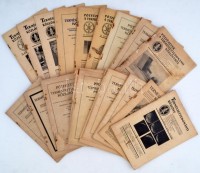 cca 1931 A Természettudományi közlöny 17 db száma az 1930-as évekből