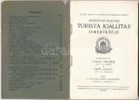 1931 Vörös Tihamér(szerk.): Országos Magyar Turista Kiállítás ismertetője, kiadói papírkötés, kopott állapotban, 144p