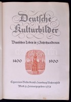 1934 Deutsche Kulturbilder német történelmet és kultúrát felvonultató cigarettakép gyűjtemény 300 kép, kompletten / Collection of German cigarette pictures in album alltogether 300 images