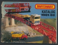 1981 A Matchbox 1981/82-es játékkatalógusa, sok színes képpel
