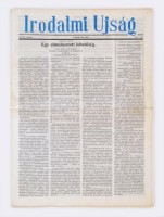 1986 Az Irodalmi Ujság. Szerk.: Méray Tibor. Benne: Az Irodalmi Újság mellélete: Sneé Péter Az 1956 utáni Déry. XXXVII. évfolyam, 1986 1. szám. Kiadói papírkötés, jó állapotban.