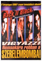 4 db kiállítási és könnyűzenei plakát, benne Back to Black plakát is / 4 exhibition posters