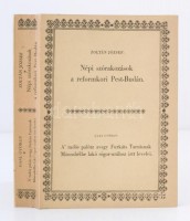 Zoltán József: Népi szórakozások a reformkori Pest-Budán. (Az 1959-ben készült tanulmány első kiadása.) Gaal György A tudós palótz avagy Furkáts Tamásnak Mónosbélbe lakó sógor-urához irtt levelei. /1-6. köt./ (Az 1803-1804-ben