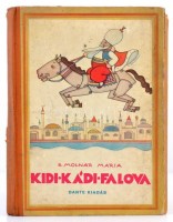 B. Molnár Mária: Kidi kádi falova. D. Róna Emy rajzaival. Bp., 1934, Dante. Kiadói félvászon kötés, kissé kopott borítóval, kissé sérült gerinccel, az elülső előzéklap és a címoldal kijár, a rajzokat kézzel kiszínezték.