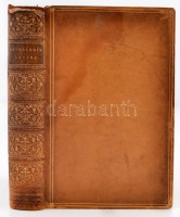 Anthologia Latina: ed. F. St.J. Thackeray. London, 1865, Bell & Daldy. 386 p. Kiadói aranyozott, kopottas bőrkötésben, a gerincén kis sérüléssel. Néhány lapon ázásnyomok. / Gilt decoration on covers and spine. Raised bands on spine