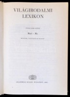 Világirodalmi lexikon I-XIX. kötet. Bp., 1984, Akadémiai Kiadói. Harmadik, változatlan kiadás. Kiadói egészvászon kötés, kiadói papírborítóban. Jó állapotban.