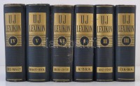 Új lexikon I-VI. kötet. Szerk.: Dormándi László, Juhász Vilmos. A tudás és a gyakorlati élet egyetemes enciklopédiája 6 kötetben. Teljes! Budapest, 1936, Dante-Pantheon Kiadás. Kiadói aranyozott egészvászon kötésben, kissé