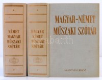 Német-magyar, magyar-német műszaki szótár I-II. Szerk.: Nagy Ernő, Klár János Bp., 1992, Akadémiai Kiadó. Kiadói egészvászon kötés.