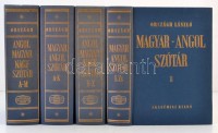 Országh László: Angol-magyar nagyszótár I-II, magyar-angol nagyszótár I-II. Bp, 1988-1990, Akadémiai Kiadói. Kiadói egészvászon kötés. Jó állapotban.