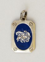Ezüst(Ag) vízöntő horoszkóp függő, jelzett, 1,3x2,5 cm, bruttó: 2,1 g
