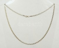 Ezüst(Ag) nyaklánc, jelzett, h: 42 cm, nettó: 6,5 g