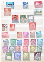 NSZK gyűjtemény sok felárassal, közte Berlin és postatiszta bélyegek, közepes berakóban