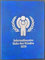 72 férőhelyes levél / FDC berakó  Nemzetközi gyermekév felirattal