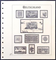 NSZK 1998-2004 52 db előnyomott falcmentes albumlap bélyegek, bélyegfüzetek, emlékívek, stb. számára