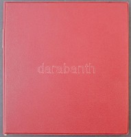 Lindner Magyarország falcmentes előnyomott album néhány db magyar bélyeggel 1972-1979, gyűrűs borítóval