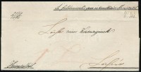 1848 Portós levél / Unpaid cover 'OFEN'