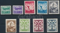 1933 Repülő sor (*40.000) a 40f és az 1P postatiszta