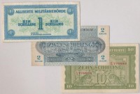Ausztria / Szövetséges megszállás 1944. 1Sch + 2Sch + 10Sch T:III
Austria / Allied occupation 1944. 1 Schilling + 2 Schilling + 10 Schilling C:F
Krause 103.a; 104.b; 106
