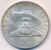 Ausztria 1959. 50Sch Ag 'Tiroli szabadság' T:2 kis ph.
Austria 1959. 50 Schilling Ag 'Liberation of Tyrol' C:XF small edge error 
Krause KM#2888
