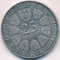 Ausztria 1965. 25Sch Ag 'Műszaki Főiskola - Bécs' T:2 Austria 1965. 25 Schilling Ag 'Technical College - Vienna' C:XF
