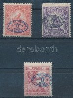 Debrecen I. 1919 Hadisegély III. sor Bodor vizsgálójellel (13.000) (betapadás / gum disturbance)