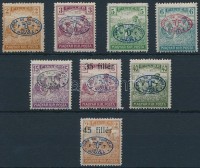 Debrecen I. 1919 8 klf Arató érték Bodor vizsgálójellel (11.200)