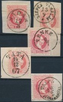 1867 5 db 5kr luxus bélyegzéssel